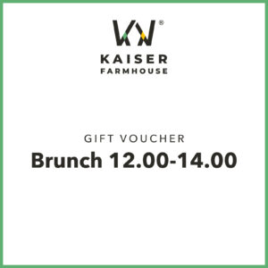 Brunch</br>12:00–14:00</br>Gift Voucher